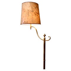 French Arts and Crafts Floor Lamp, Reading Lamp A very attractive and unusual
