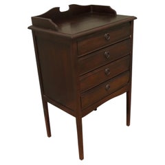 Edwardian Mahogany 4 Slide Music Cabinet
