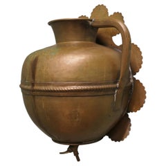 Hand Made French Brass Rain Catcher with Tap A lovely piece of French country