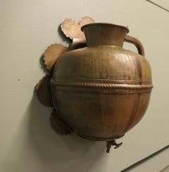 Hand Made French Brass Rain Catcher with Tap A lovely piece of French country