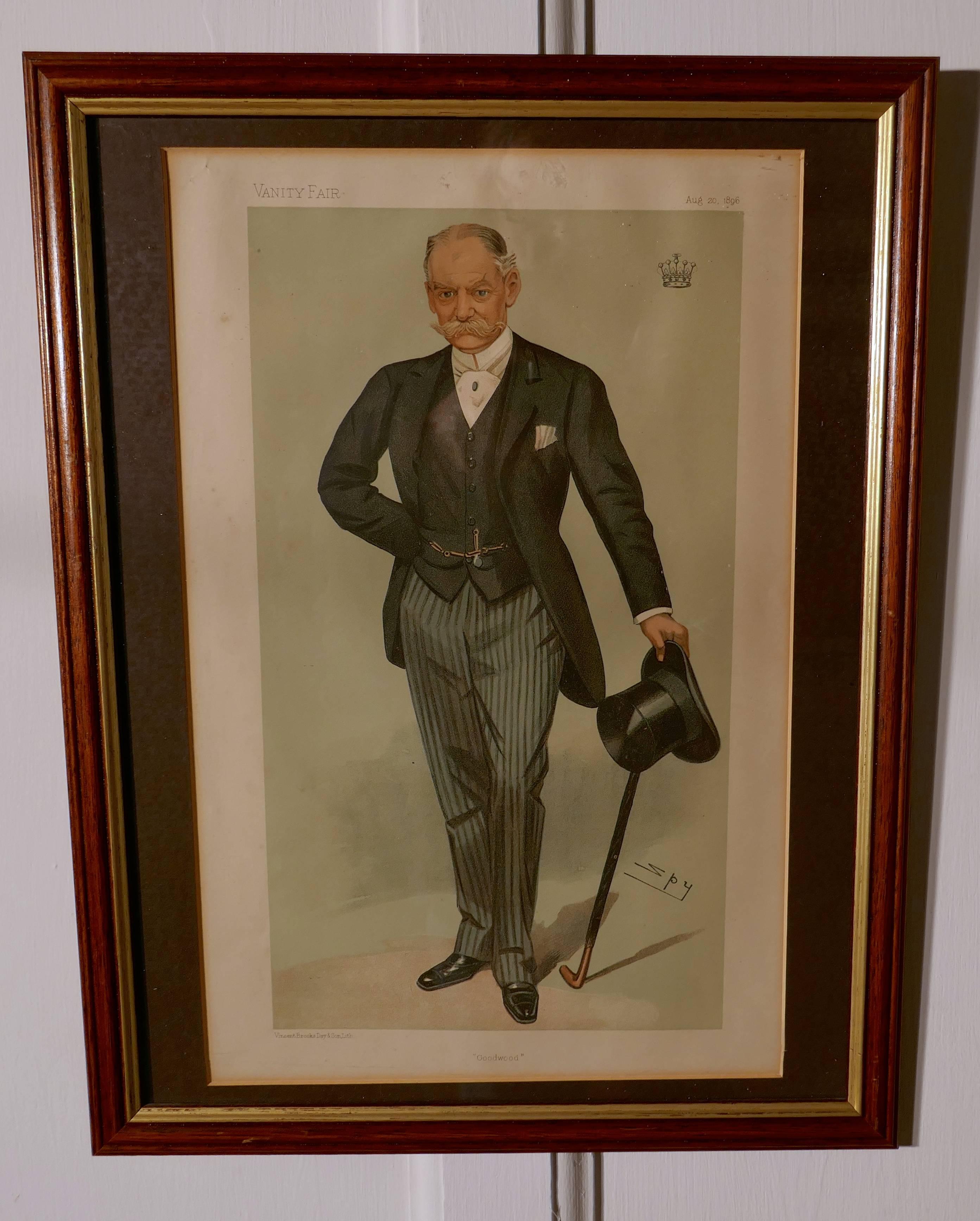 Collection of Ten 19th Century Framed “Spy Prints” from Vanity Fair In Good Condition In Godshill, Isle of Wight