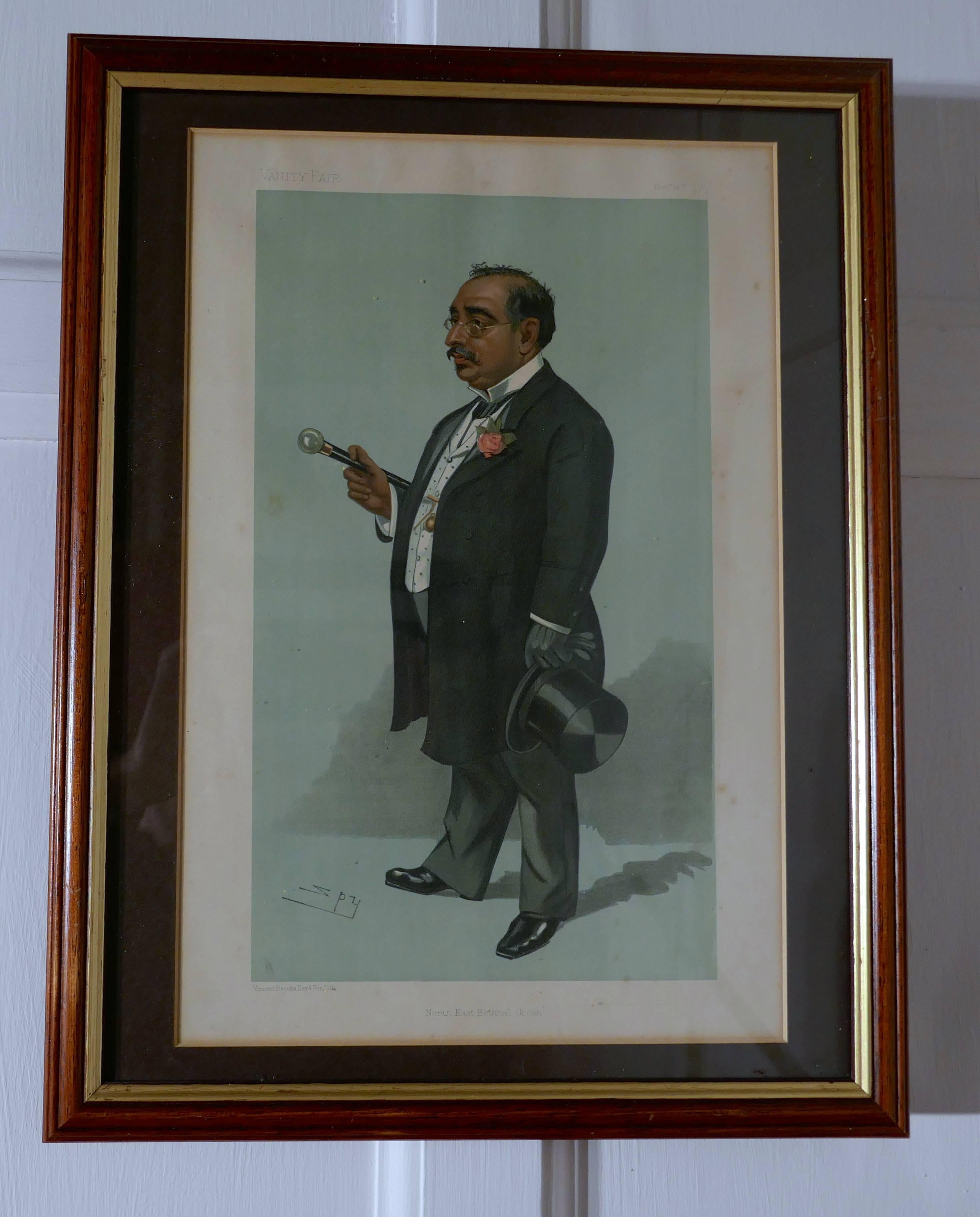 Collection of Ten 19th Century Framed “Spy Prints” from Vanity Fair 1