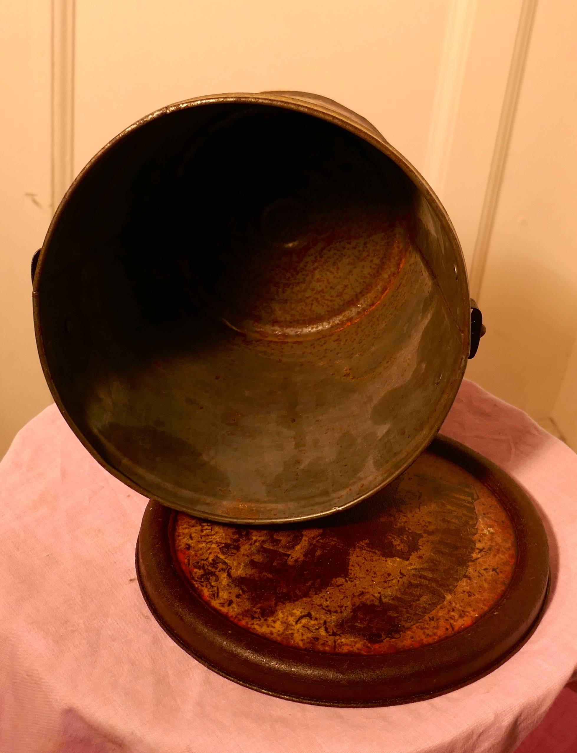 English Charming Turnwright's Toffee De-Light Tin, Sweet Bucket, Shop Display