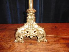 Very Large French Brass Church Candelabra, Ecclesiastical Artefact