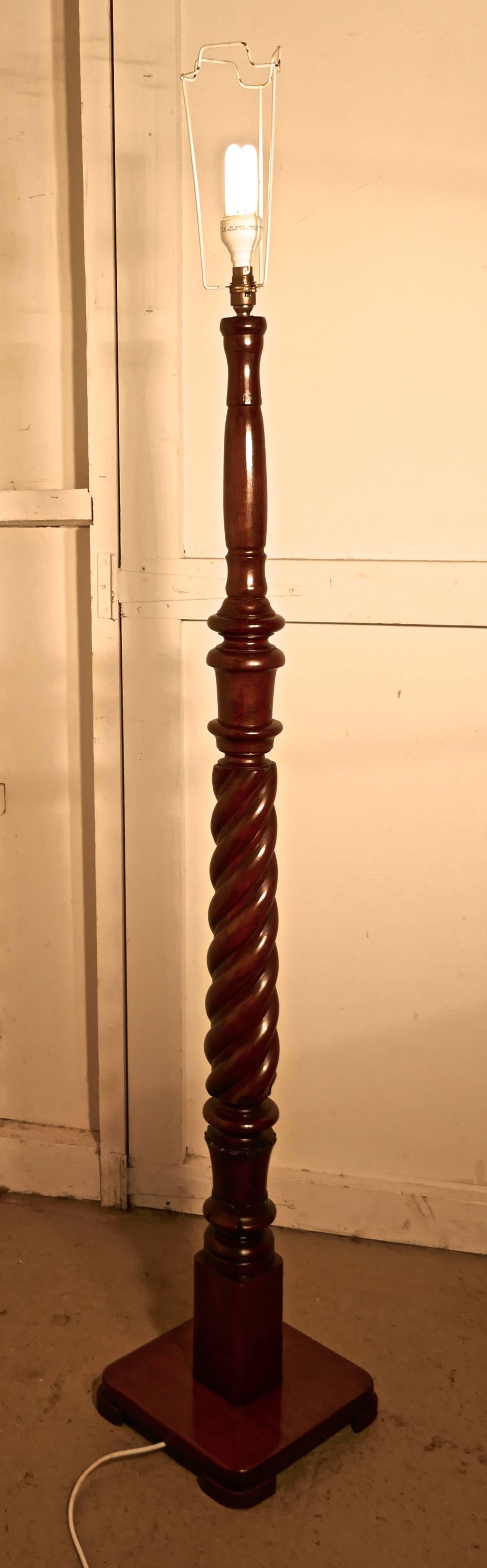 barley twist standard lamp