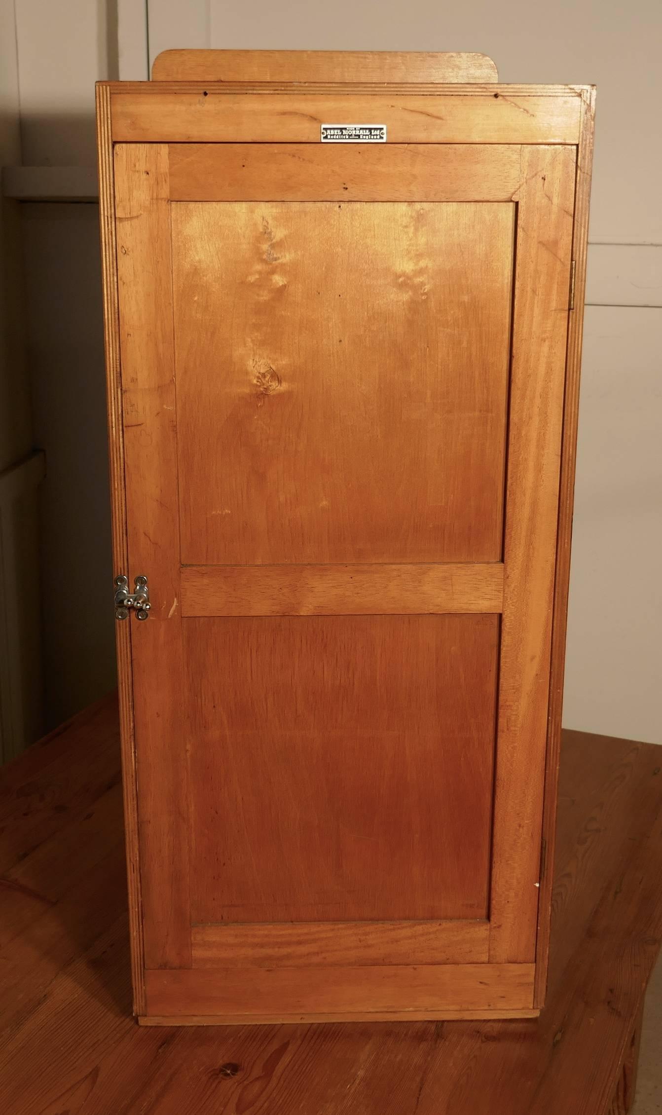 Industrial Tall Two-Door Sylko Haberdashery Advertising Cabinet