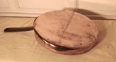 Large 18th Century Copper Frying Pan