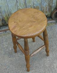 Victorian Ash and Elm Farmhouse Kitchen Stool