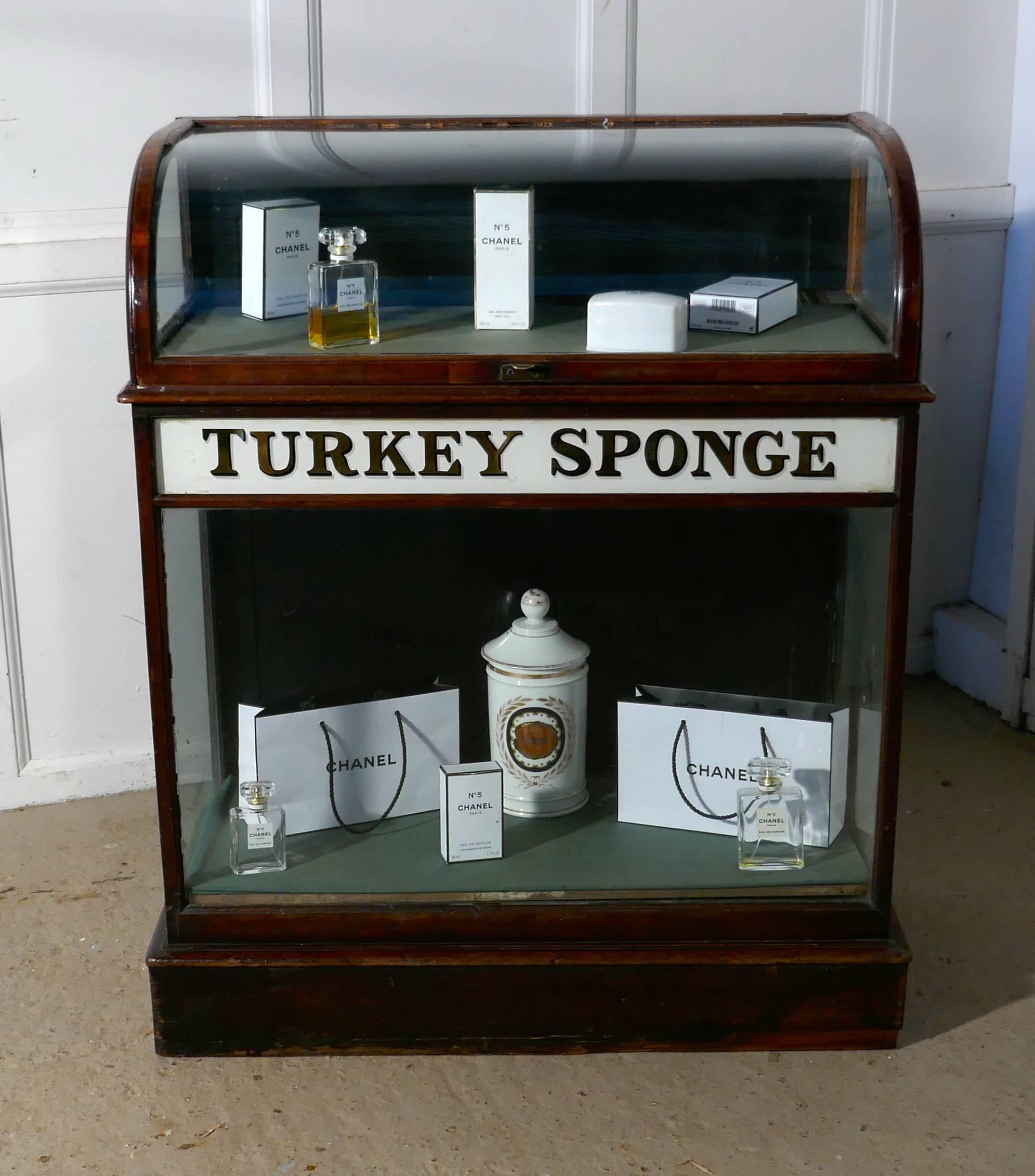20th Century Pharmacy Shop Display Cabinet, Turkey Sponge  For Sale