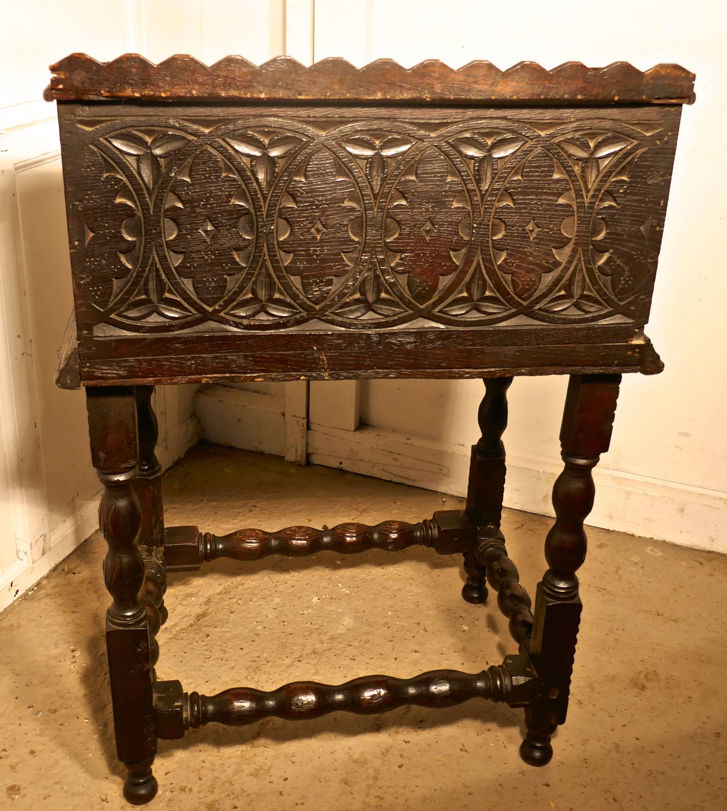 antique bible table