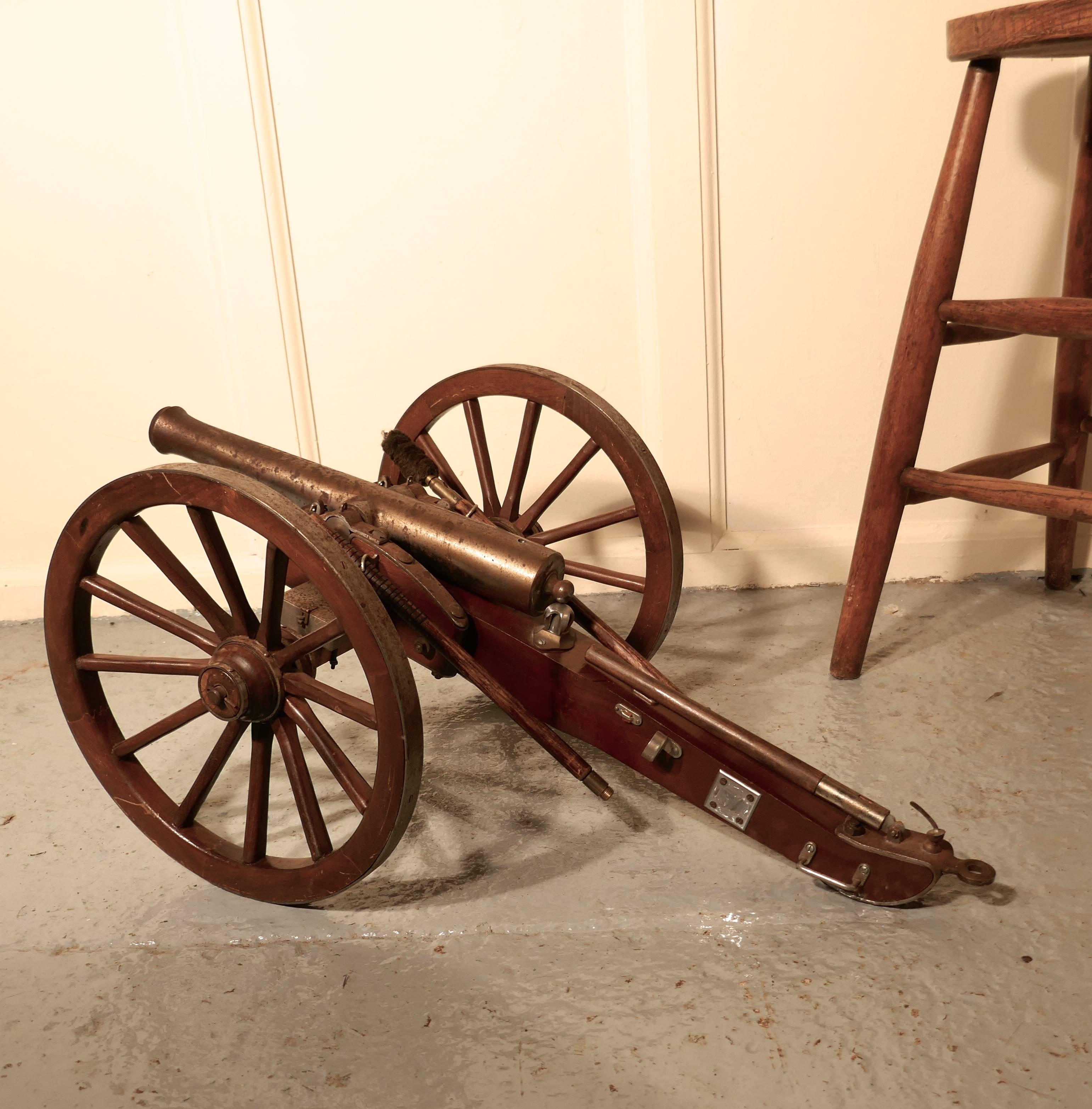 Handmade Replica of an 19th Century Napoleonic Cannon In Excellent Condition In Chillerton, Isle of Wight