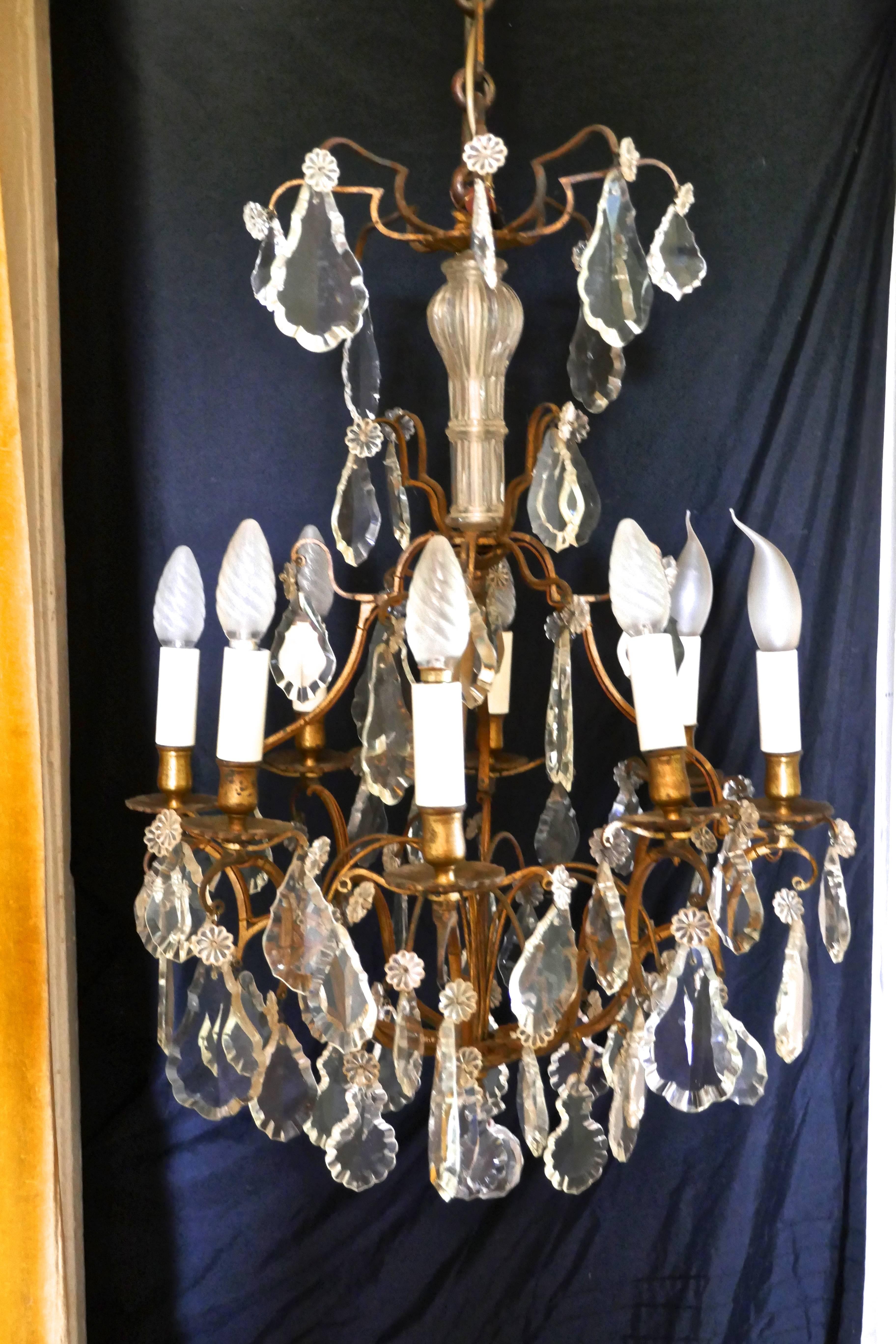 Stunning Large French Eight-Branch Chandelier 2