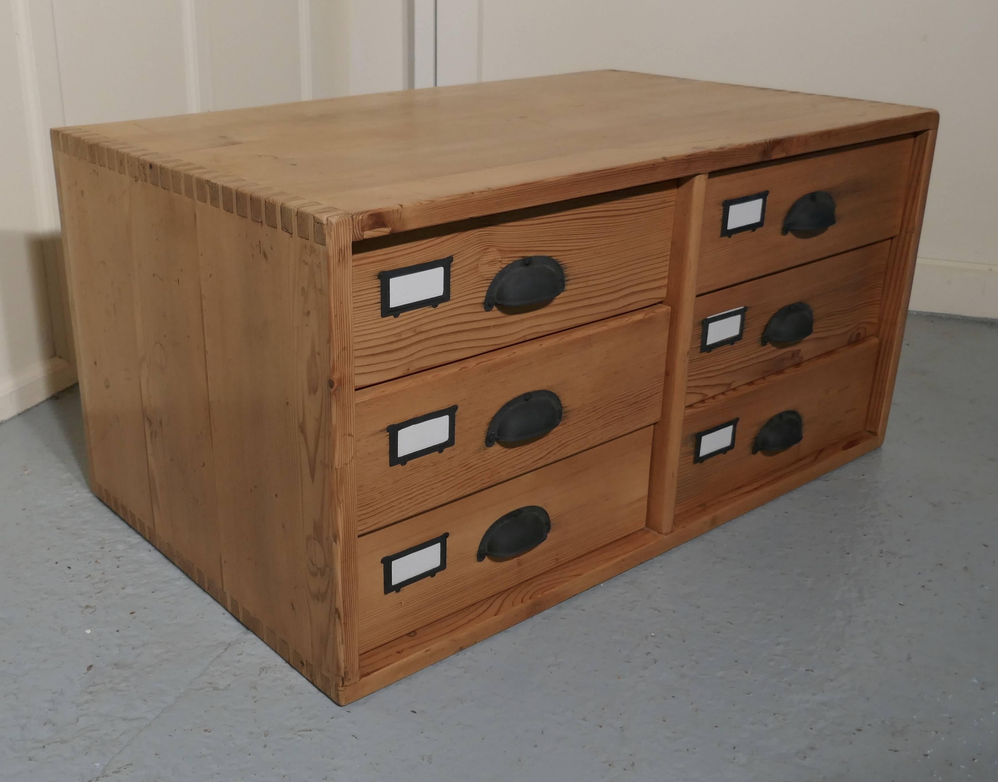 Pair of Stacking Filing Cabinet Drawers, Side Tables, or Large Coffee Table 1