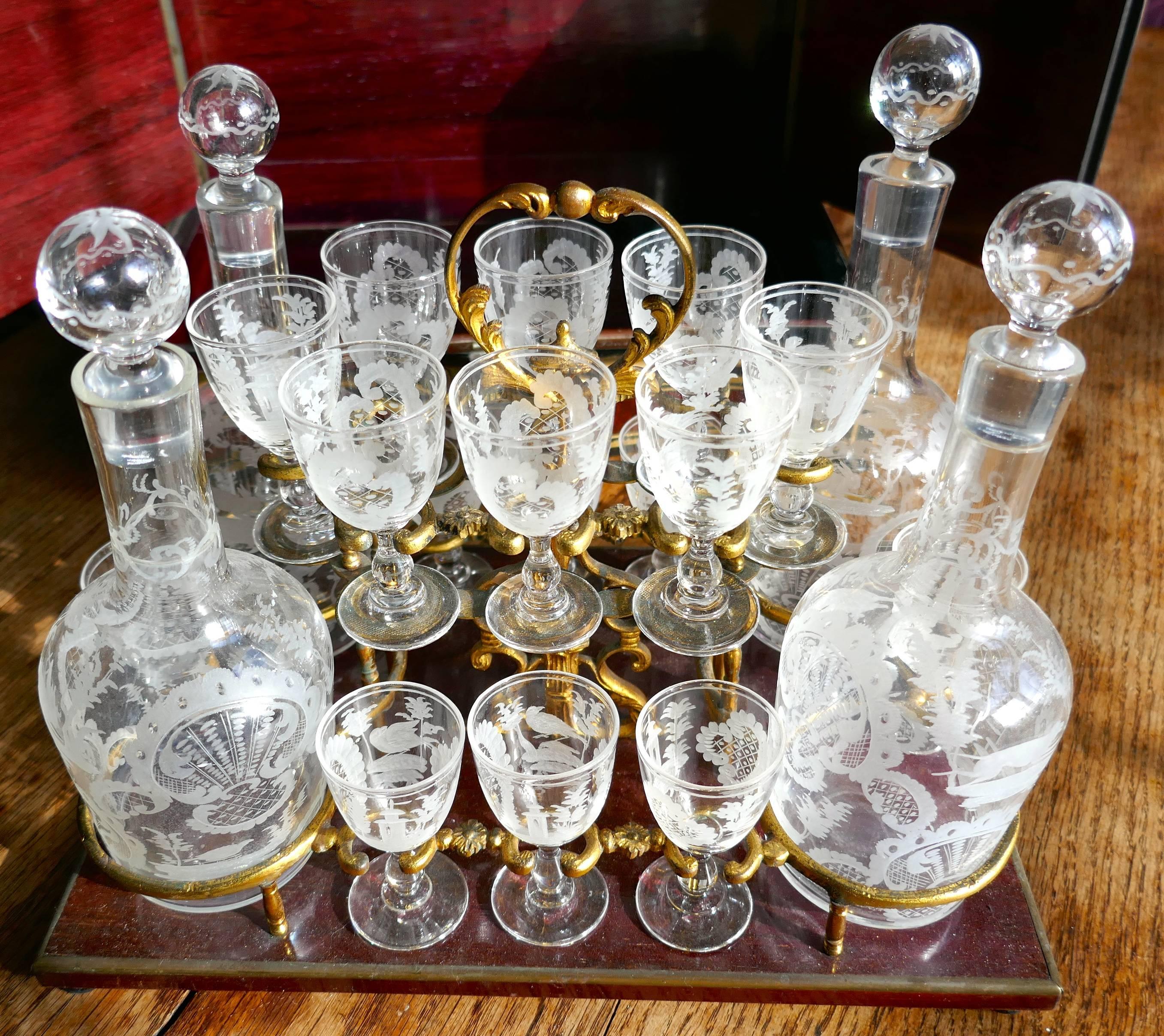Inlaid Cave de Liqueur by Maison Alphonse Giroux, circa 1830 2