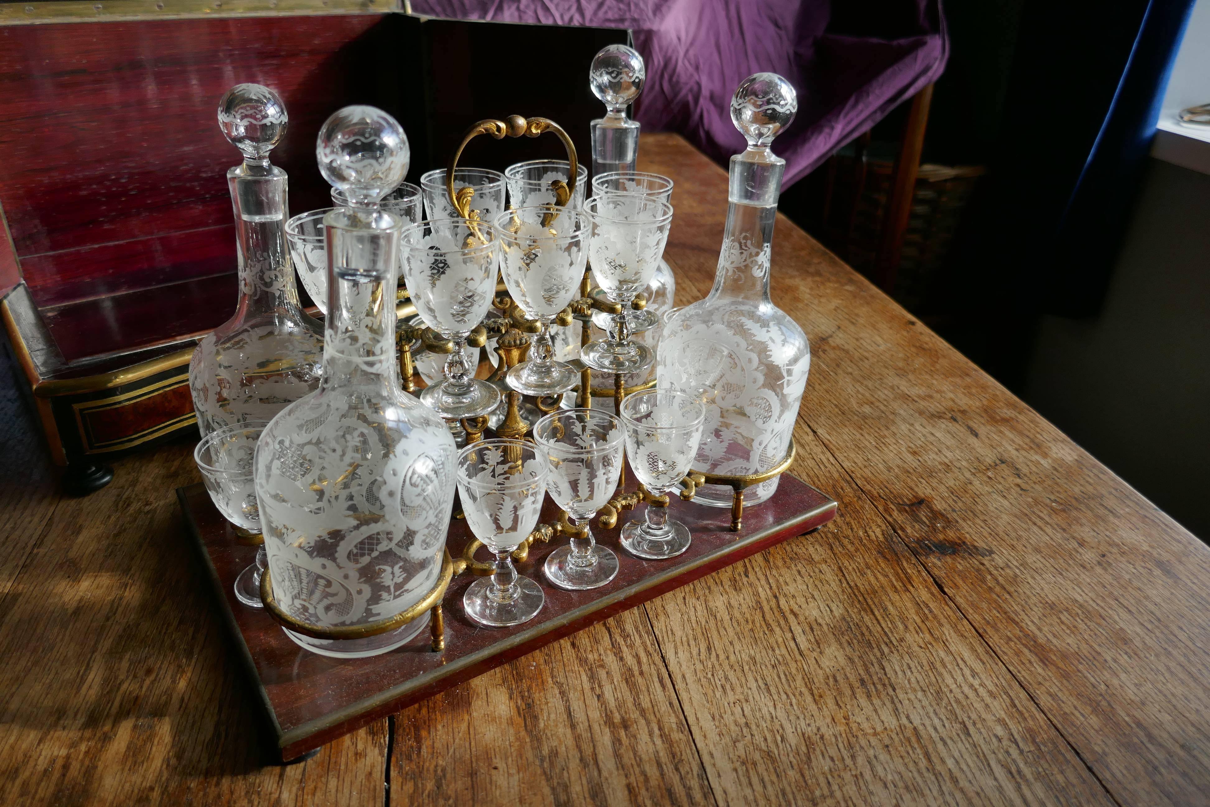 Inlaid Cave de Liqueur by Maison Alphonse Giroux, circa 1830 1