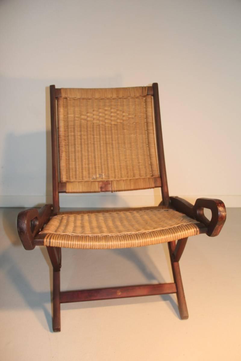 Bamboo Gio Ponti Ninfea for Fratelli Reguitti, 1950s