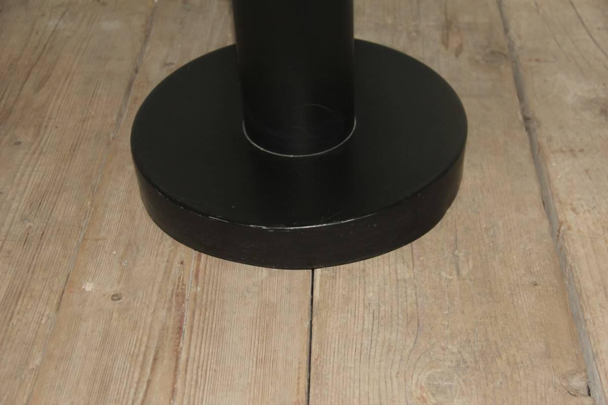 Round Coffee Table Gio Ponti for Fontana Arte, 1960s Black Trasparent Glass For Sale 2