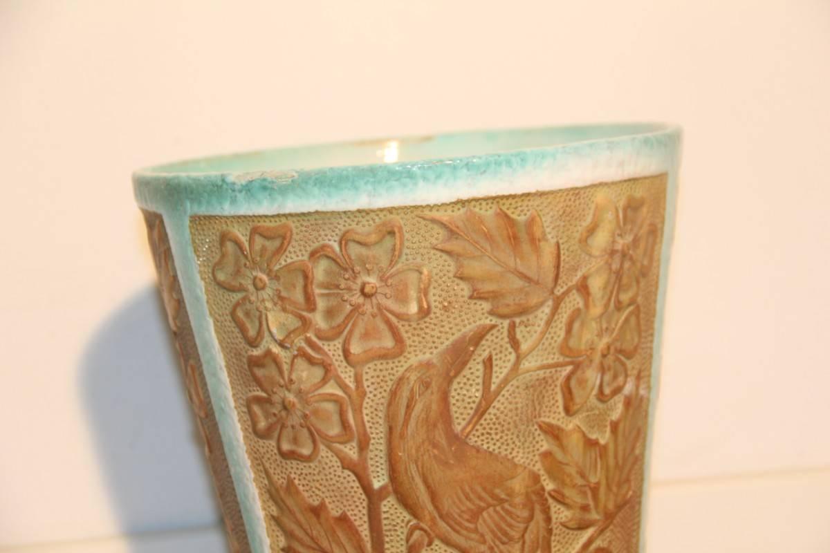 Mid-century Italian vase Saca, 1940s.