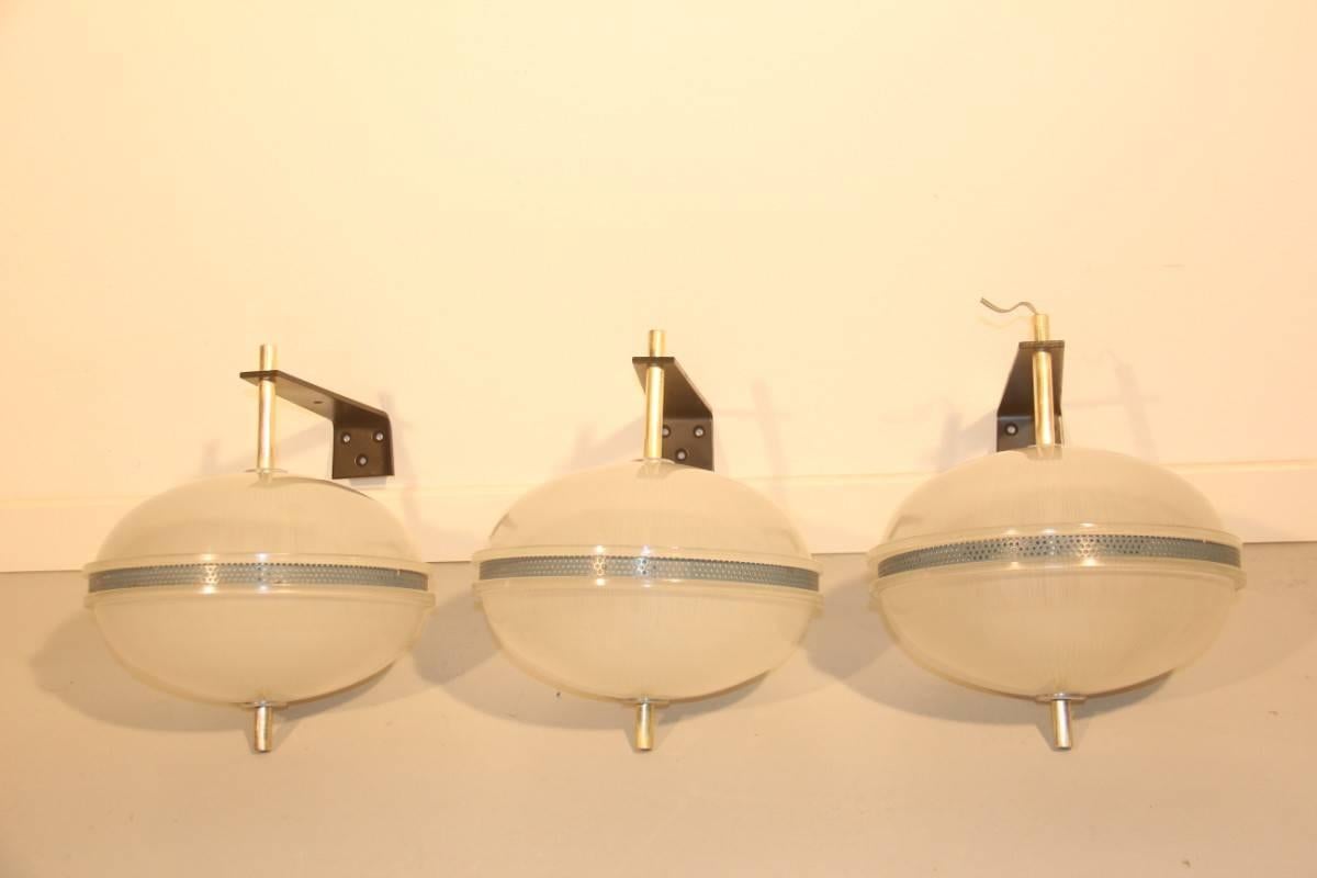 Mid-Century Italian Sconces the Style Azucena For Sale 2