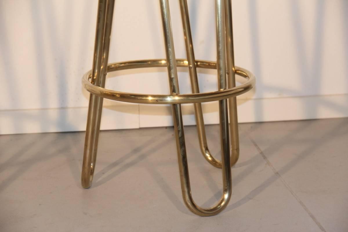 Pair of stools, 1940 Mid-Century design in Gio Ponti style.