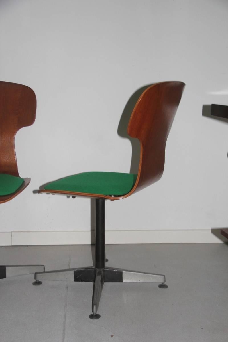 Mid-Century Modern Carlo Ratti Original Chairs Mid-Century Bentwood Italian Design For Sale