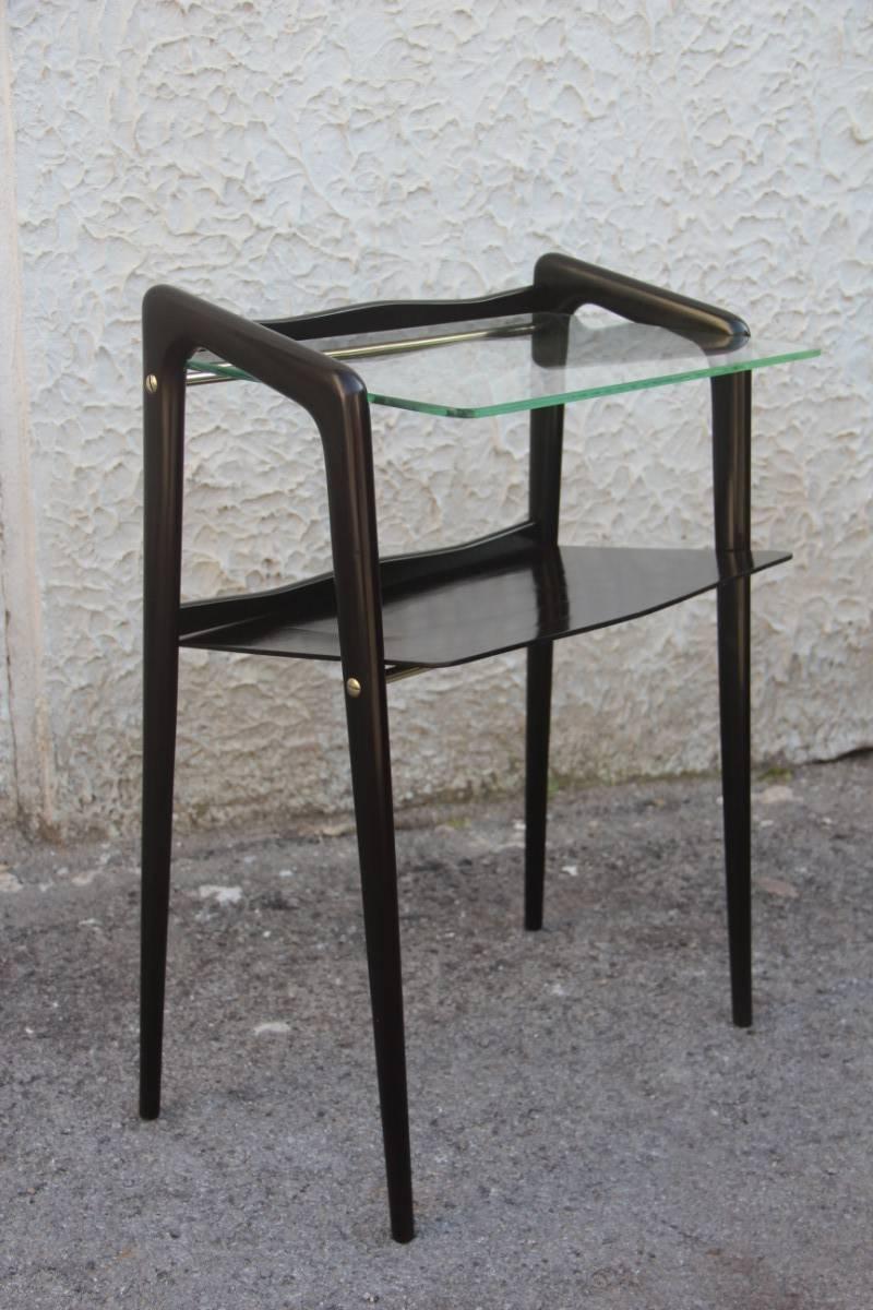 Consola o estantería pequeña De Baggis Manufacturing Años 50 Moderno de mediados de siglo en venta