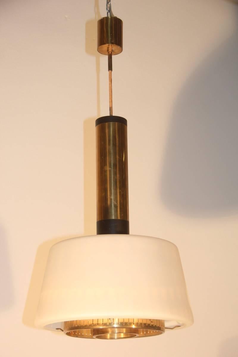 Minimal Ceiling Lamp Stilnovo Design Mid-Century Italian Style 1