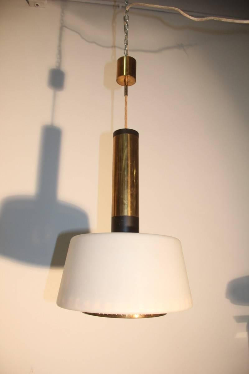 Minimal Ceiling Lamp Stilnovo Design Mid-Century Italian Style 4