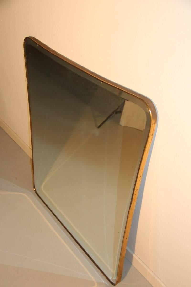 Large mirror Mid-Century Italian modern and contemporary design, original mirror, 1950.