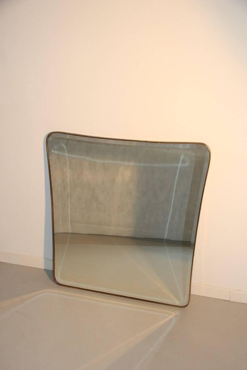 Mid-Century Modern Large Mirror Mid-Century Italian Modern and Contemporary Design
