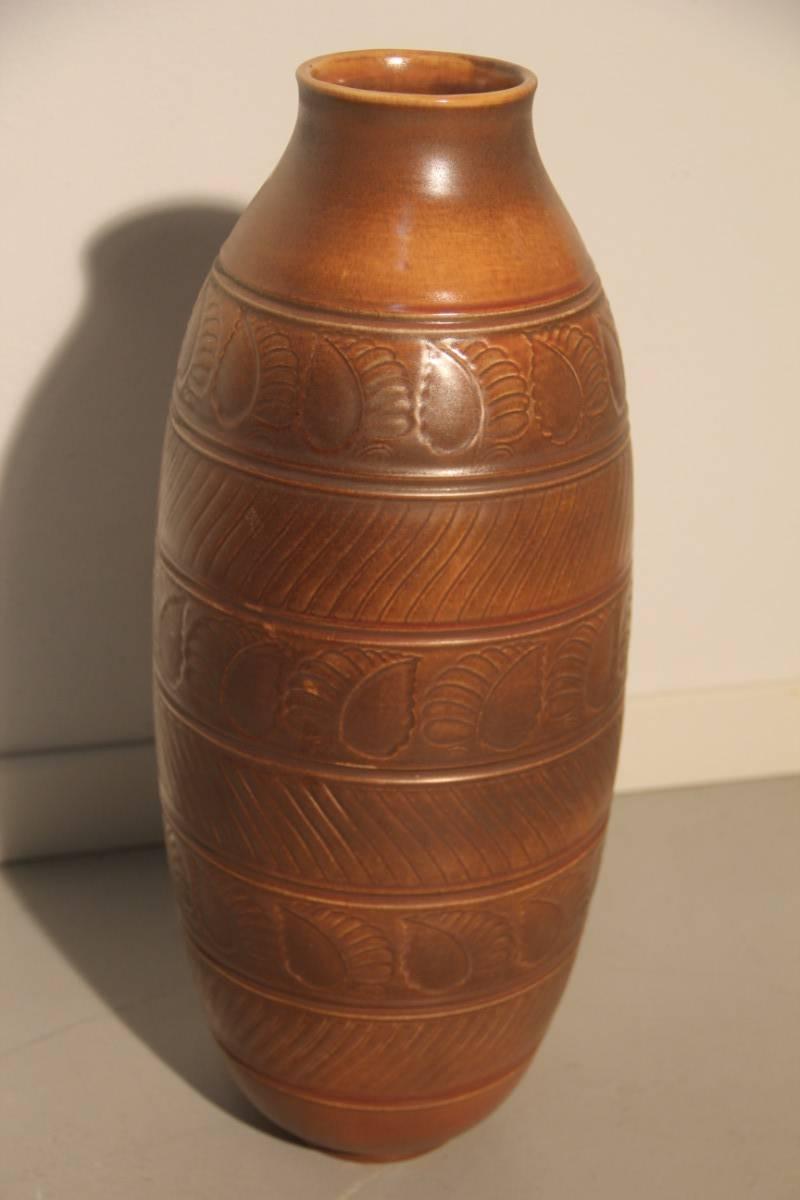 Italian Large Vase Giovanni Gariboldi, 1940 Richard Ginori