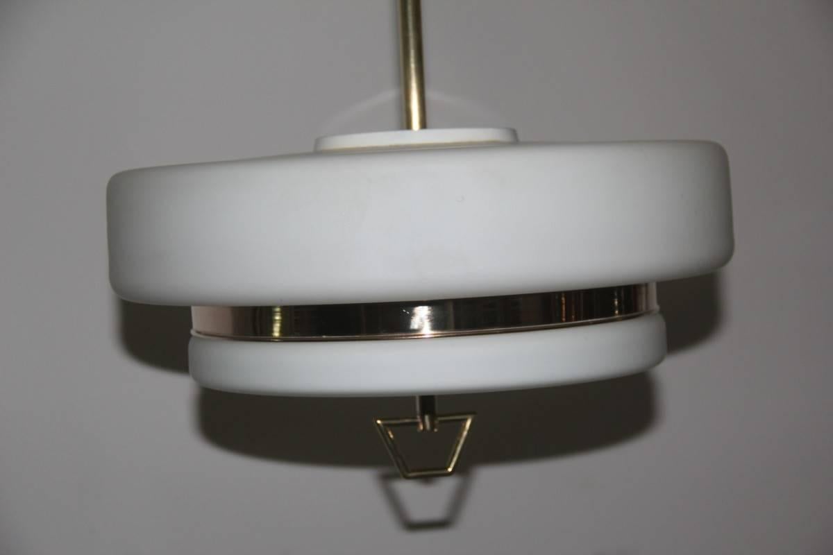 Mid-20th Century Italian Mid-Century Ceiling Lamp Stilnovo Design For Sale