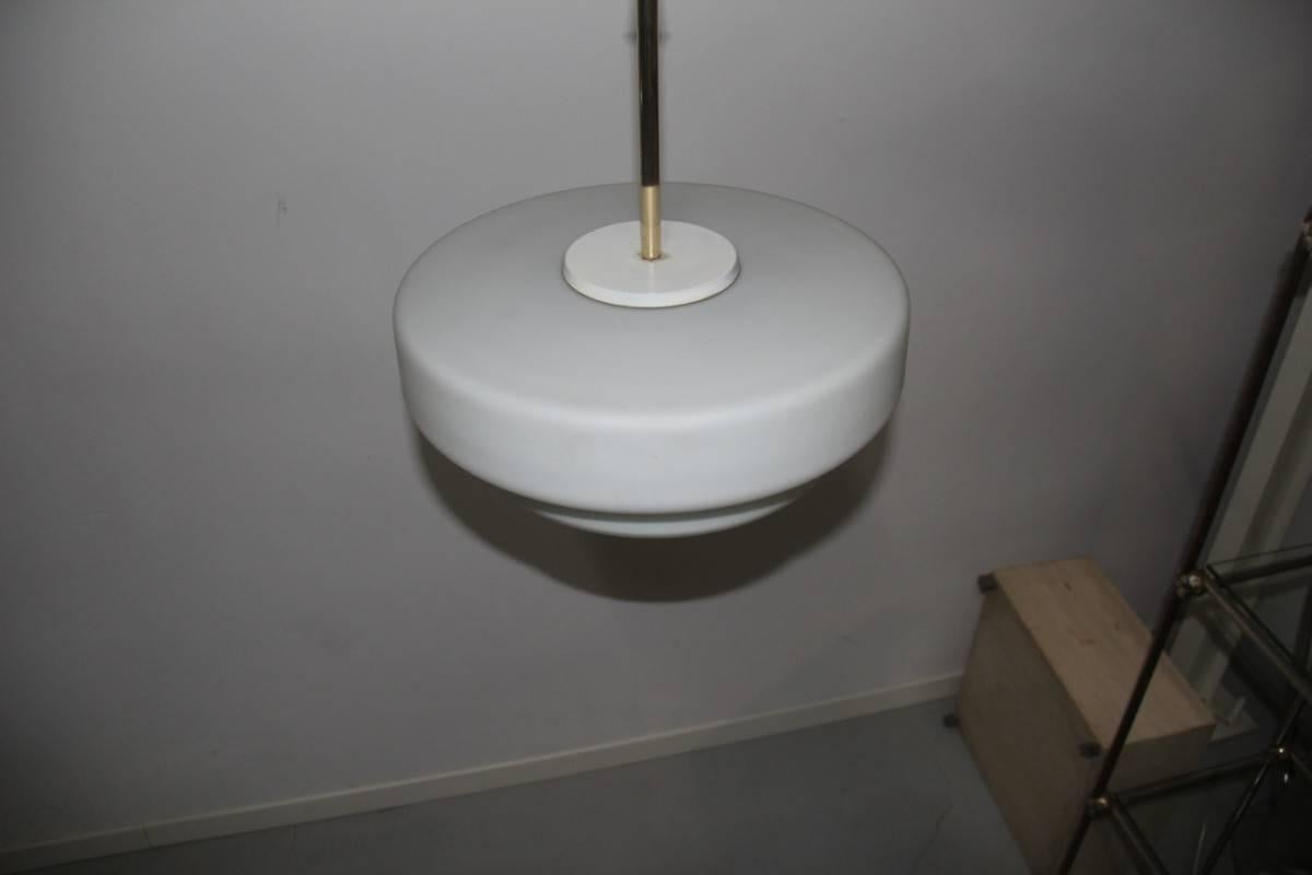 Italian Mid-Century Ceiling Lamp Stilnovo Design For Sale 1