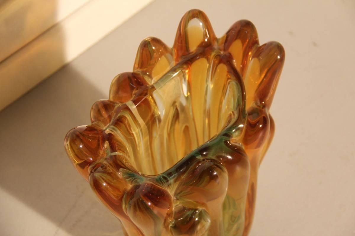 Murano Italian Glass Art Vase, 1960 2