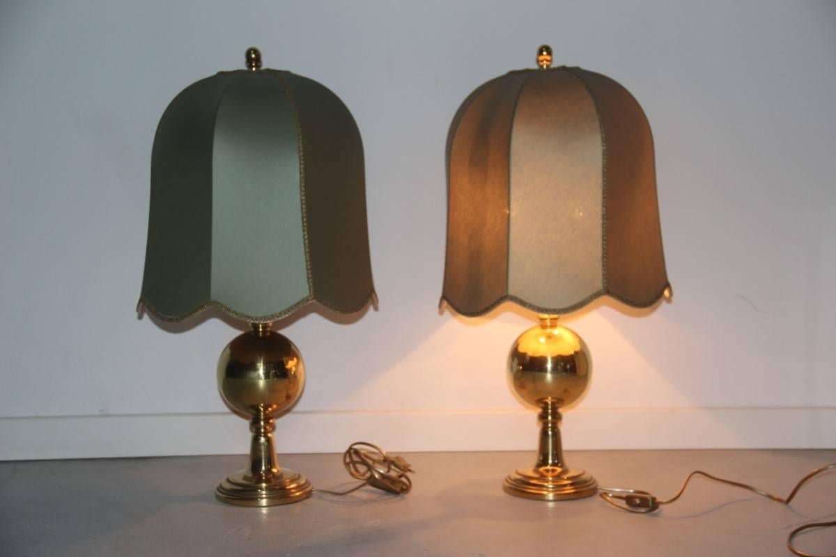 Mid-20th Century Pair of Table Lamps Very Elegant, 1950s, Italian