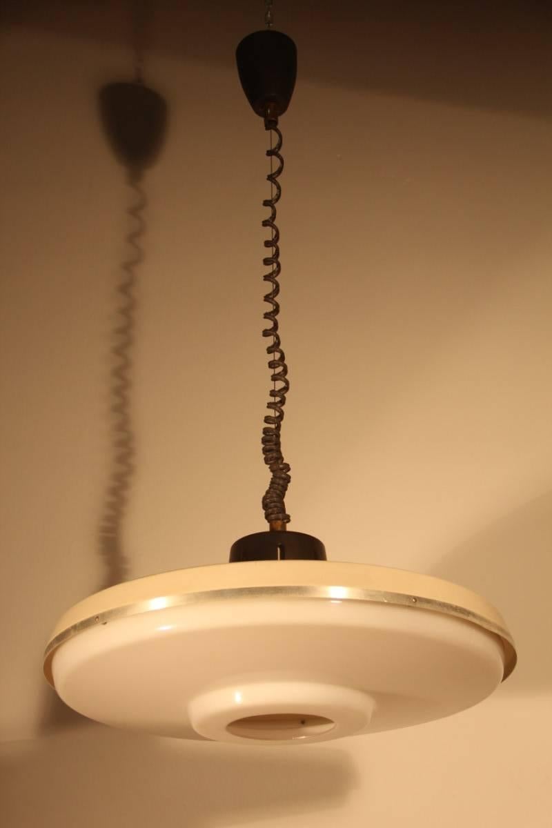 Mid-20th Century Ceiling Lamp Mid-Century Italian Design Stilnovo For Sale
