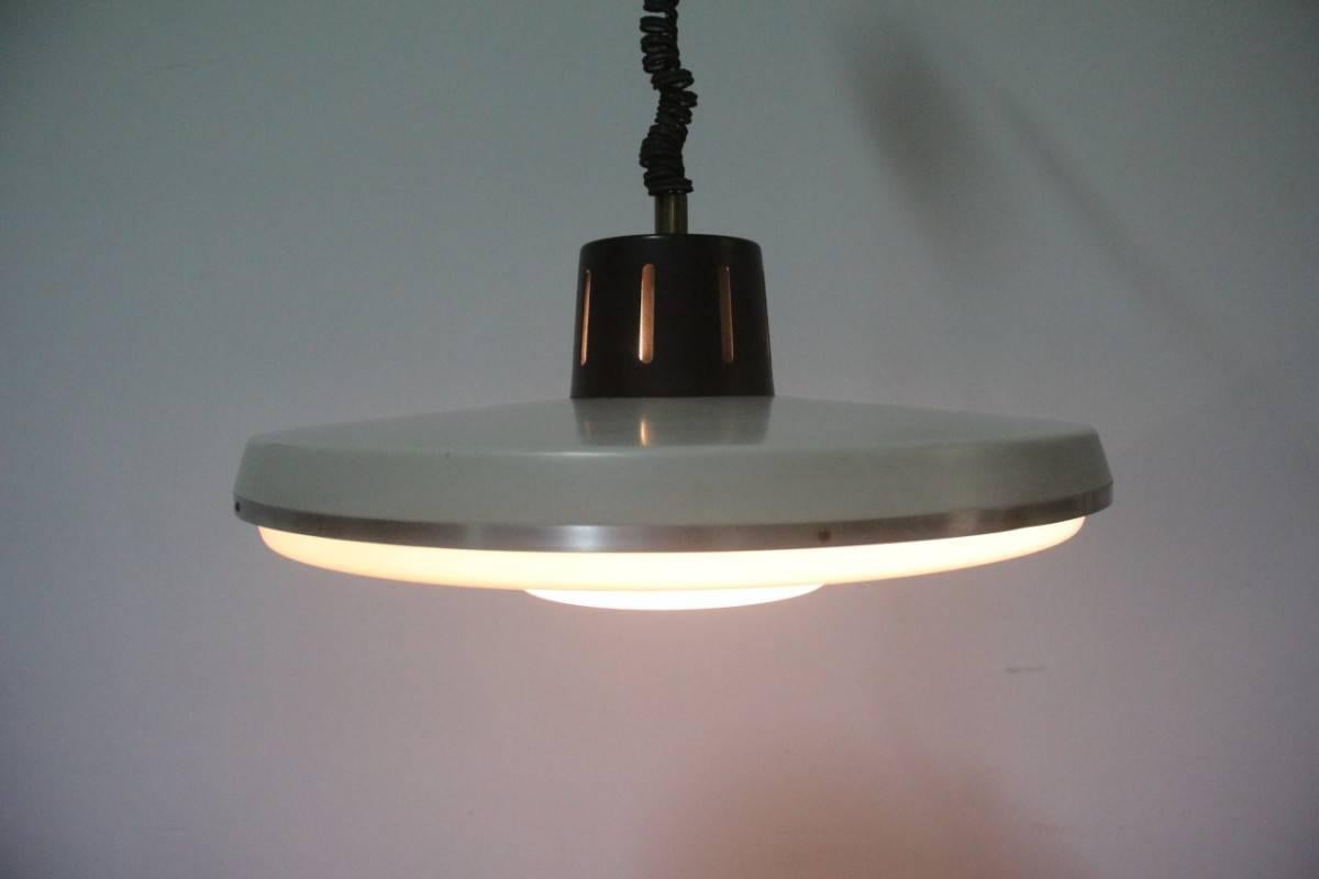 Ceiling Lamp Mid-Century Italian Design Stilnovo For Sale 4