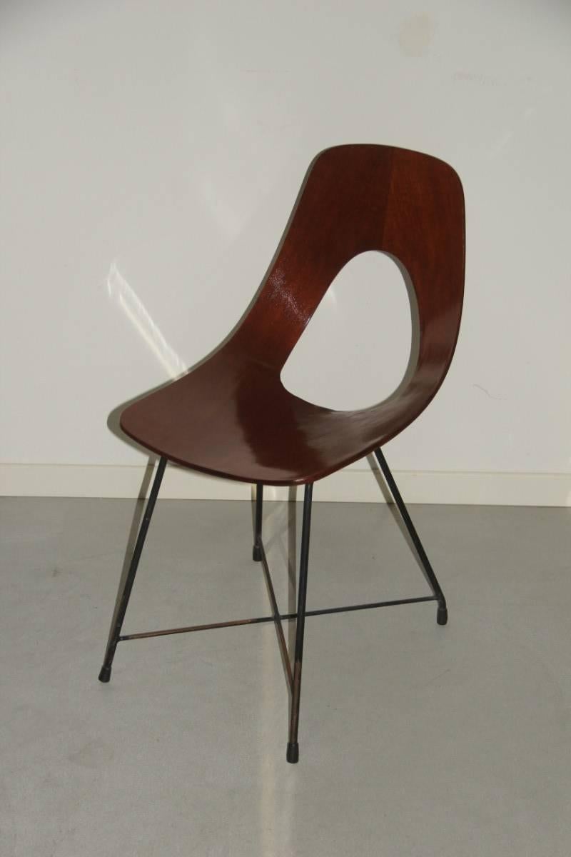 Mid-Century Modern Sculptural Chair Augusto Bozzi for Saporiti, 1950s