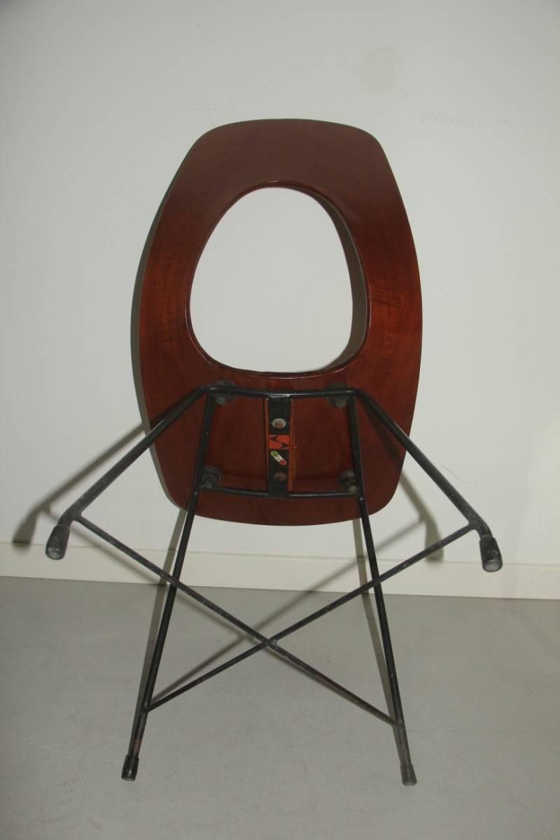 Italian Sculptural Chair Augusto Bozzi for Saporiti, 1950s