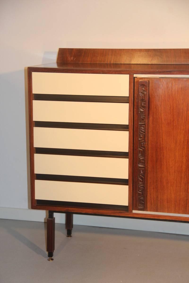 Design Sideboard Particular 1950s the Style Charlotte Perriand In Good Condition In Palermo, Sicily