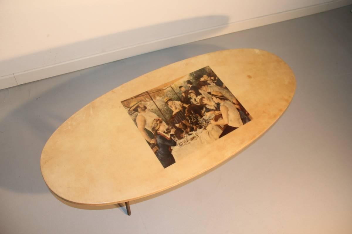 Table basse Aldo Tura, design italien du milieu du siècle dernier Bon état - En vente à Palermo, Sicily
