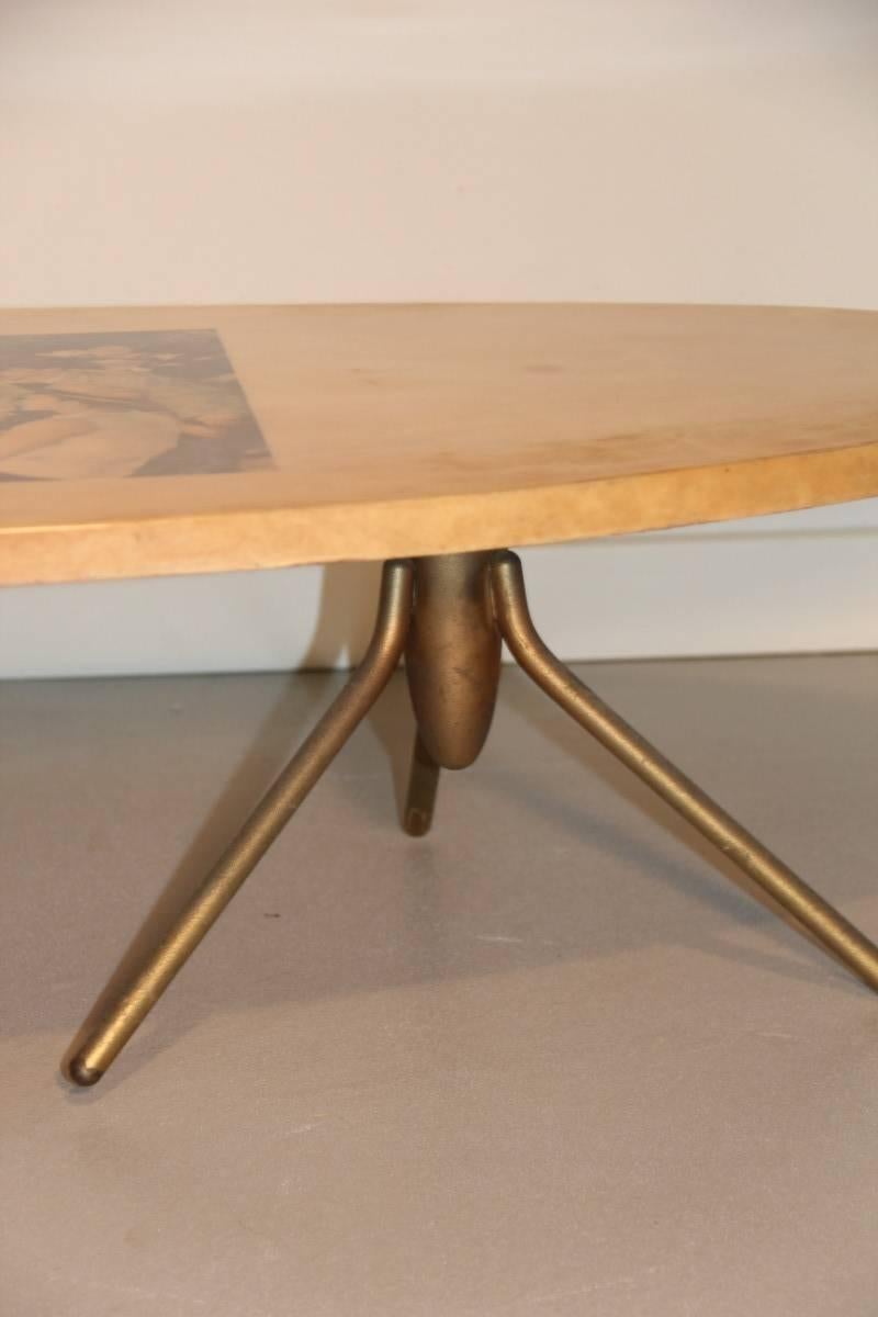 Milieu du XXe siècle Table basse Aldo Tura, design italien du milieu du siècle dernier en vente