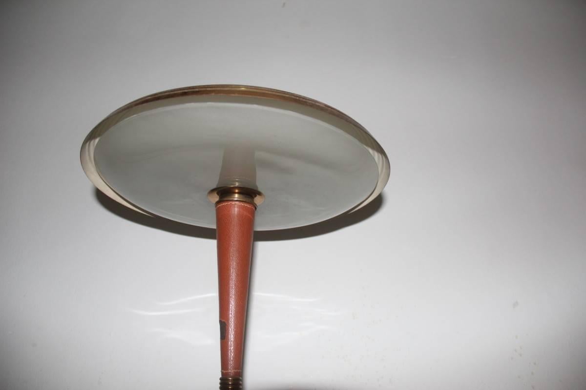 Lampe de table 1950 Lumi Milano Design italien du milieu du siècle, attribué à Oscar Torlasco design.