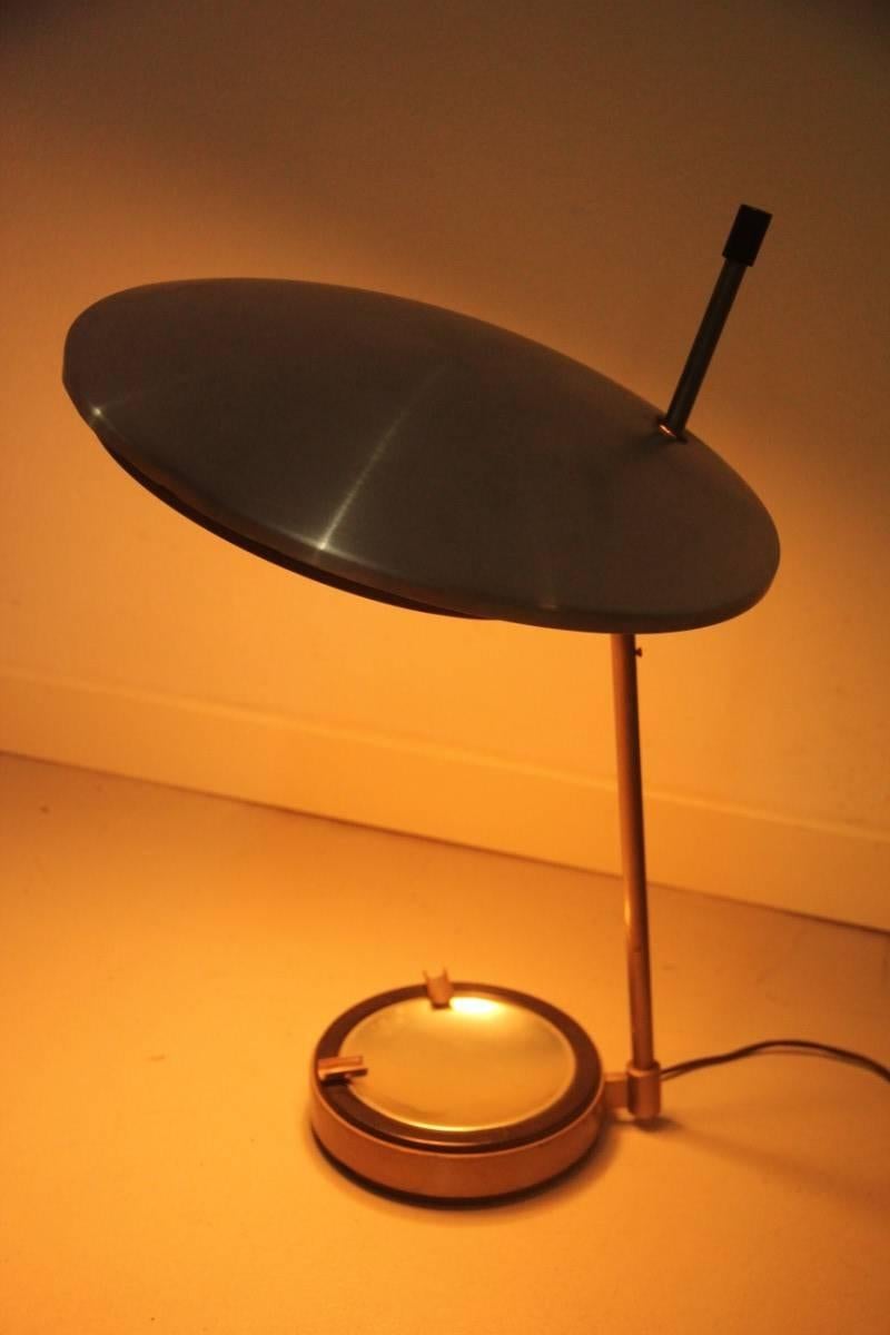 Table lamp mid-century Italian design Oscar Torlasco for Lumi.