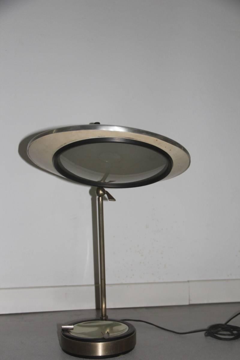 Mid-Century Modern Table Lamp Mid-Century Italian Design Oscar Torlasco for Lumi