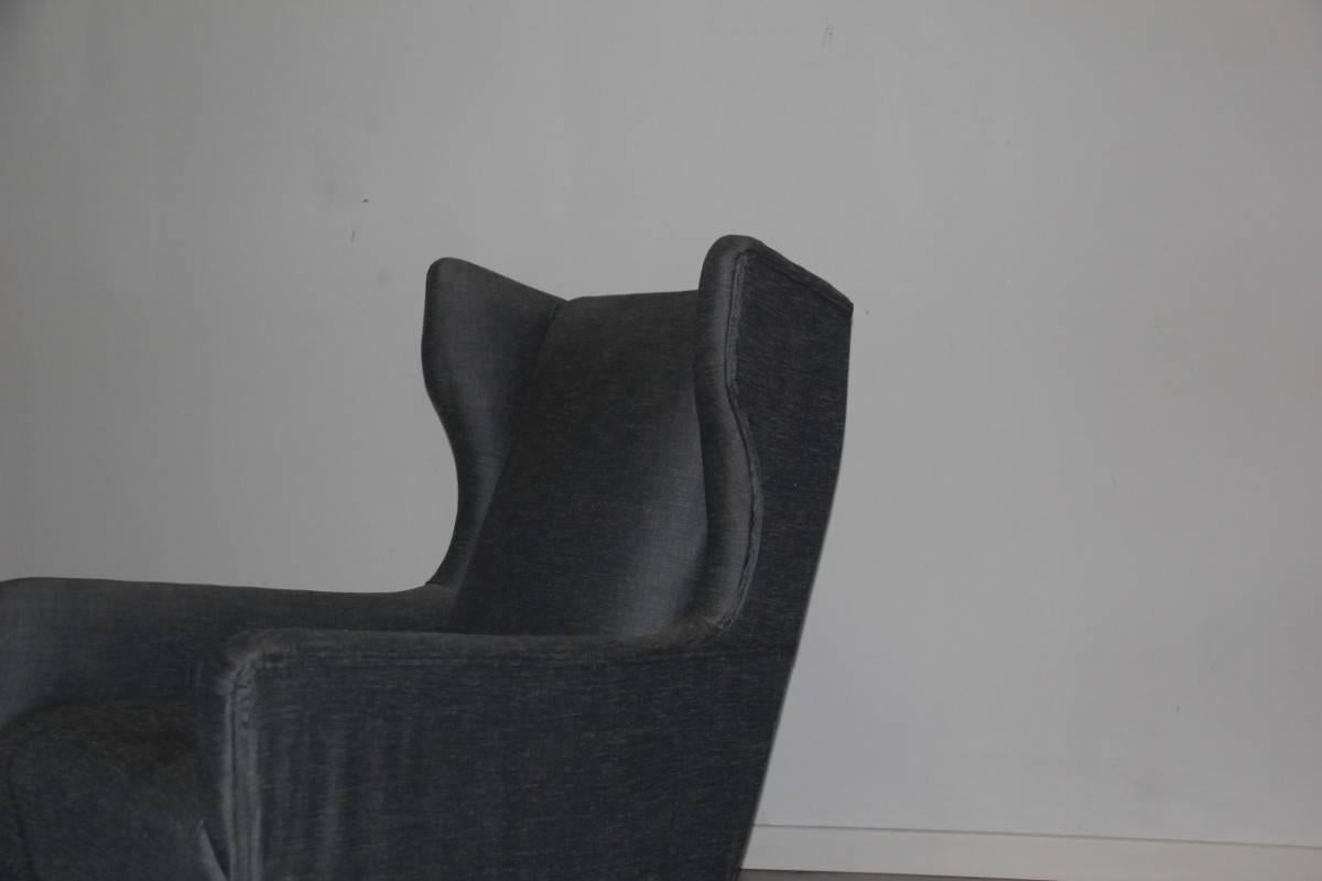 Mid-Century Modern Original Mid-Century Armchair High Back in 1950 For Sale