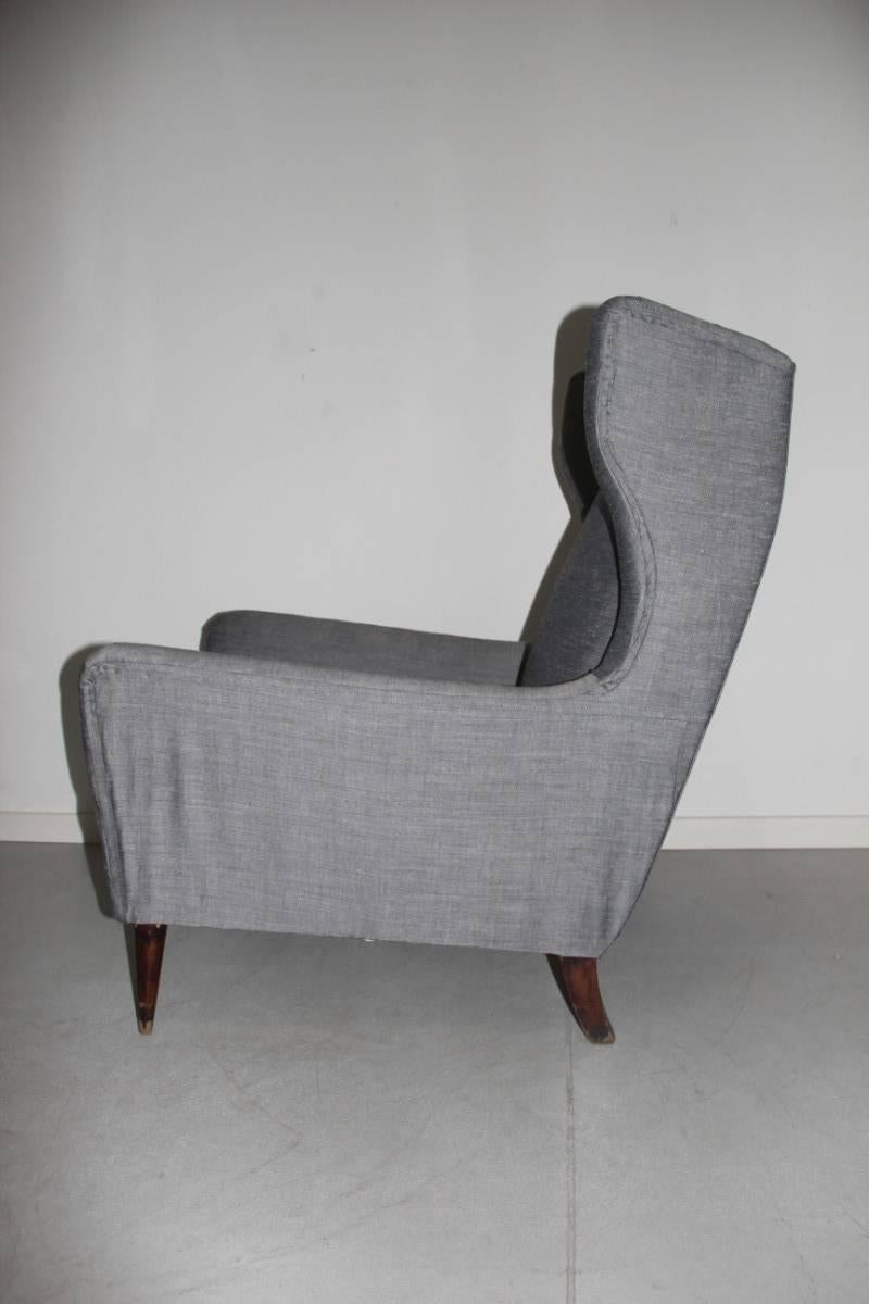Mid-20th Century Original Mid-Century Armchair High Back in 1950 For Sale