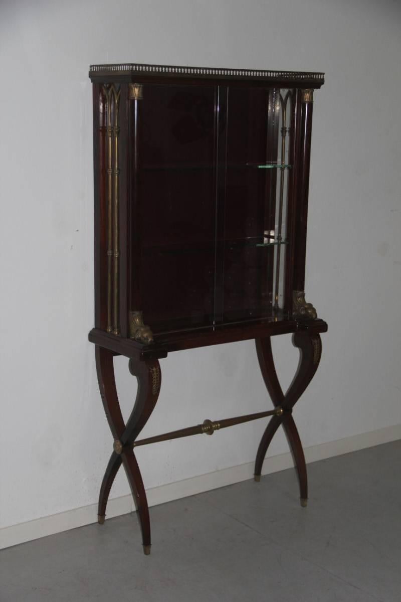 Mid-20th Century Showcase Rosewood Design, 1950, Italian For Sale