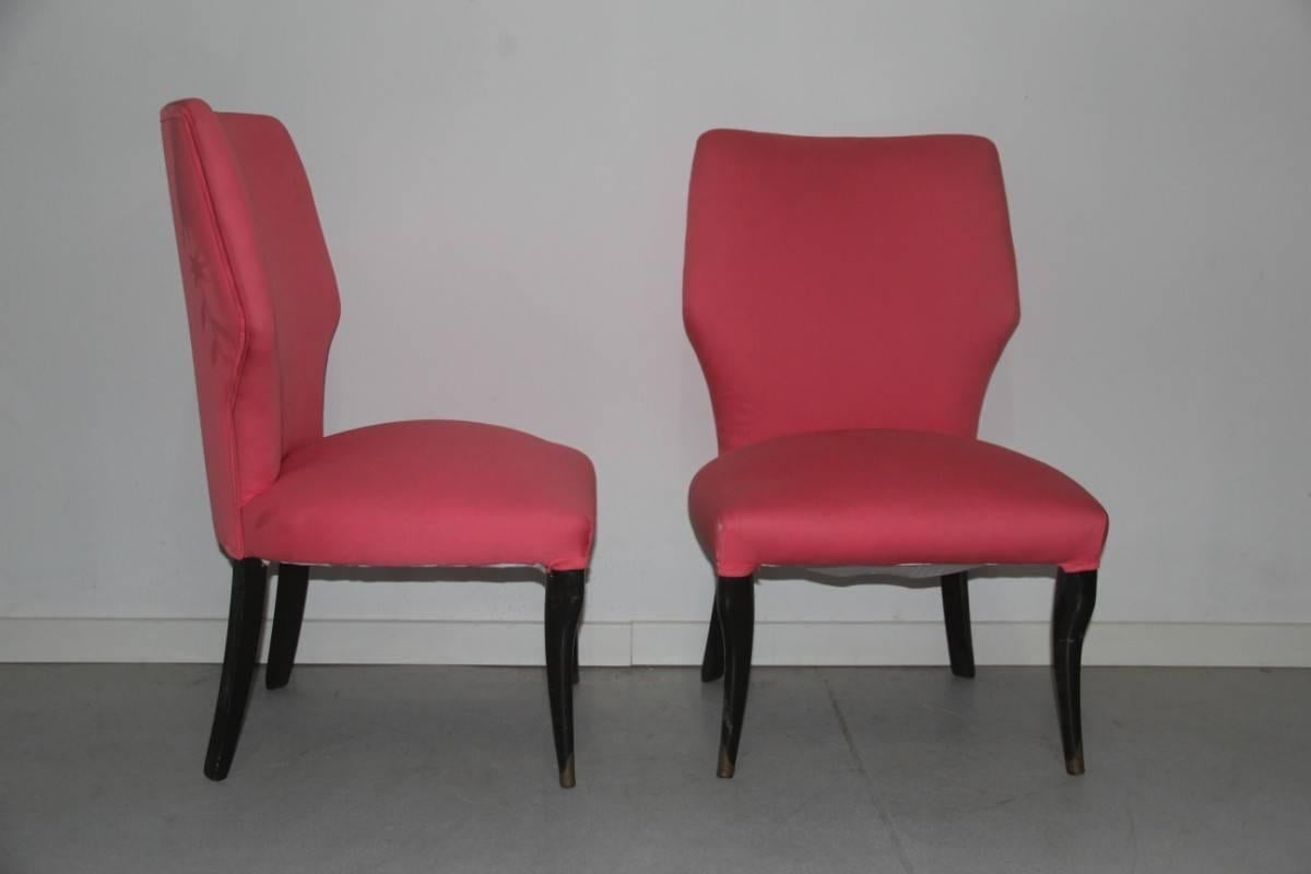 Mid-Century Modern Small Chairs 1950s Special Design For Sale