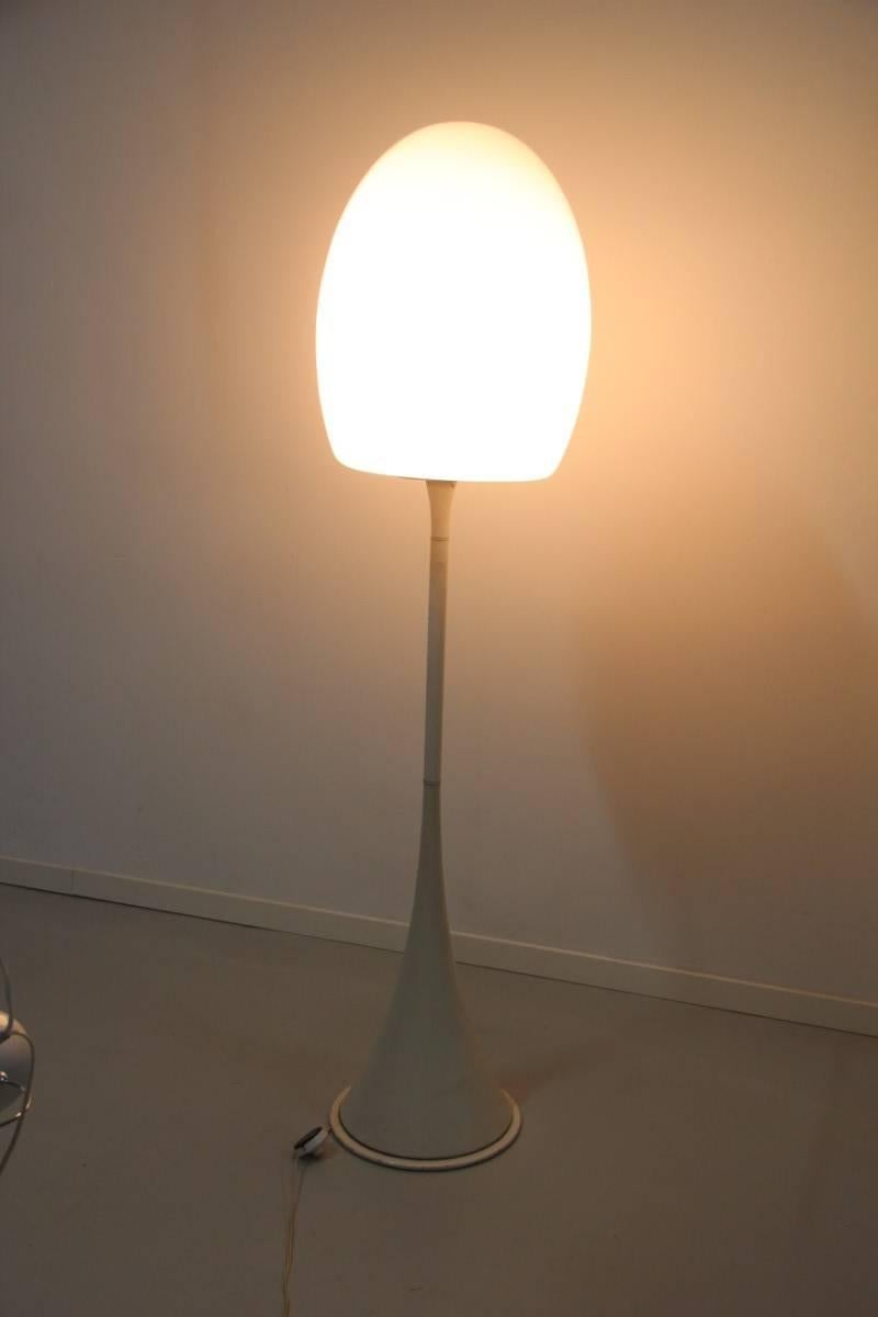 Floor Lamp 1960s Italian Design Murano Glass For Sale 1